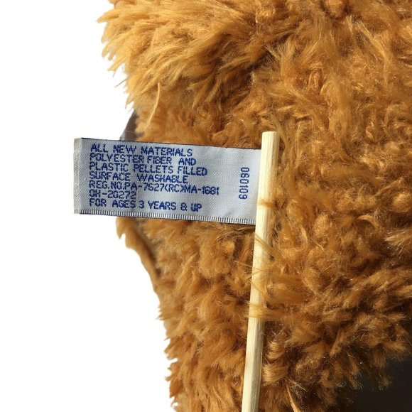 HUGFUN INT'L Dog Plush Stuffed Animal St. Jude Holiday Fluffy Shaggy Hat Scarf - Picture 8 of 8